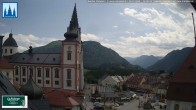 Archiv Foto Webcam Basilika Mariazell 13:00
