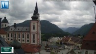 Archived image Webcam Basilica in Mariazell 09:00