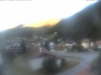 Archiv Foto Webcam Berghotel Tyrol im Schnalstal: Blick auf das Dorf Unser Frau 05:00