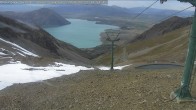 Archiv Foto Webcam Ohau Snow Fields: Blick auf den Lake Ohau 11:00