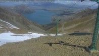 Archived image Webcam Ohau Snow Field - View towards Lake Ohau 17:00