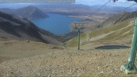 Archiv Foto Webcam Ohau Snow Fields: Blick auf den Lake Ohau 11:00