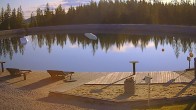 Archived image Webcam Reservoir in Mariazeller Bürgeralpe Ski Resort 05:00
