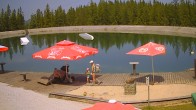Archived image Webcam Reservoir in Mariazeller Bürgeralpe Ski Resort 13:00