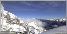 Archiv Foto Webcam Skigebiet Sella Nevea - Bovec Kanin - Blick nach Osten 13:00