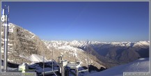 Archiv Foto Webcam Skigebiet Sella Nevea - Bovec Kanin - Blick nach Osten 15:00