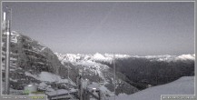 Archiv Foto Webcam Skigebiet Sella Nevea - Bovec Kanin - Blick nach Osten 17:00