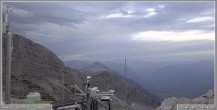 Archiv Foto Webcam Skigebiet Sella Nevea - Bovec Kanin - Blick nach Osten 19:00