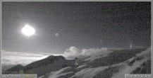 Archiv Foto Webcam Skigebiet Sella Nevea - Bovec Kanin - Blick nach Südwesten 03:00