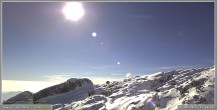 Archiv Foto Webcam Skigebiet Sella Nevea - Bovec Kanin - Blick nach Südwesten 13:00