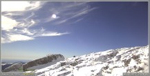 Archiv Foto Webcam Skigebiet Sella Nevea - Bovec Kanin - Blick nach Südwesten 13:00