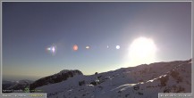 Archiv Foto Webcam Skigebiet Sella Nevea - Bovec Kanin - Blick nach Südwesten 15:00