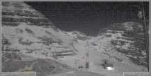 Archiv Foto Webcam Skigebiet Sella Nevea - Bovec Kanin - Blick Richtung Nordwesten 03:00