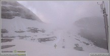 Archiv Foto Webcam Skigebiet Sella Nevea - Bovec Kanin - Blick Richtung Nordwesten 19:00
