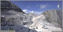 Archiv Foto Webcam Skigebiet Sella Nevea - Bovec Kanin - Blick Richtung Nordwesten 15:00