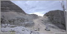 Archiv Foto Webcam Skigebiet Sella Nevea - Bovec Kanin - Blick Richtung Nordwesten 17:00