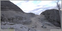 Archiv Foto Webcam Skigebiet Sella Nevea - Bovec Kanin - Blick Richtung Nordwesten 19:00