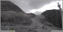 Archiv Foto Webcam Skigebiet Sella Nevea - Bovec Kanin - Blick Richtung Nordwesten 03:00