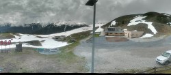Archived image Webcam Panoramic view from mountain hut Plantapatsch in Watles (Vinschgau Valley) 13:00