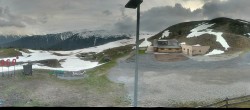 Archived image Webcam Panoramic view from mountain hut Plantapatsch in Watles (Vinschgau Valley) 19:00