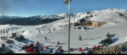 Archived image Webcam Panoramic view from mountain hut Plantapatsch in Watles (Vinschgau Valley) 09:00