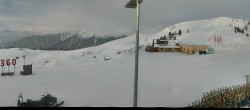 Archived image Webcam Panoramic view from mountain hut Plantapatsch in Watles (Vinschgau Valley) 07:00