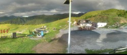 Archived image Webcam Panoramic view from mountain hut Plantapatsch in Watles (Vinschgau Valley) 06:00