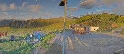 Archived image Webcam Panoramic view from mountain hut Plantapatsch in Watles (Vinschgau Valley) 05:00