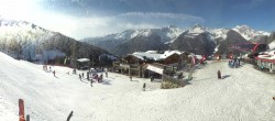 Archiv Foto Webcam Bergstation Klausberg - Blick auf Kristallalm im Ahrntal (Südtirol) 13:00