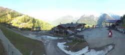 Archived image Webcam Klausberg - mountain restaurant Kristallalm in Ahrn Valley, South Tyrol 07:00