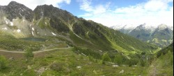 Archived image Webcam Klausberg - Panoramic view lake Klaussee (South Tyrol) 11:00