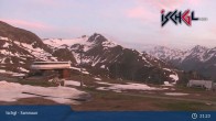 Archiv Foto Webcam Skigebiet Ischgl: Bergstation Idalp 21:00