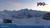 Archiv Foto Webcam Skigebiet Ischgl: Bergstation Idalp 03:00