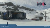 Archiv Foto Webcam Skigebiet Ischgl: Bergstation Idalp 08:00