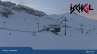 Archiv Foto Webcam Skigebiet Ischgl: Bergstation Idalp 08:00