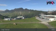 Archiv Foto Webcam Skigebiet Ischgl: Bergstation Idalp 07:00