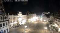 Archiv Foto Webcam Zwickau in Sachsen - Hauptmarkt 01:00