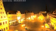 Archiv Foto Webcam Zwickau in Sachsen - Hauptmarkt 04:00