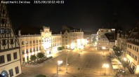Archiv Foto Webcam Zwickau in Sachsen - Hauptmarkt 02:00