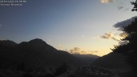 Archived image Webcam Termen: View to Rhonetal 19:00