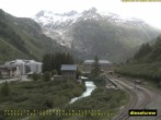 Archiv Foto Webcam Gletsch Furka Bergstrecke 07:00