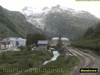 Archiv Foto Webcam Gletsch Furka Bergstrecke 13:00