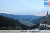 Archived image Webcam View from Rio Molino towards Gais (Tauferer Ahrntal, South Tyrol) 05:00