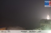 Archived image Webcam View from Rio Molino towards Gais (Tauferer Ahrntal, South Tyrol) 23:00