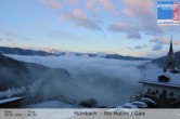 Archived image Webcam View from Rio Molino towards Gais (Tauferer Ahrntal, South Tyrol) 05:00