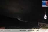 Archived image Webcam View from Rio Molino towards Gais (Tauferer Ahrntal, South Tyrol) 01:00