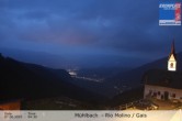 Archived image Webcam View from Rio Molino towards Gais (Tauferer Ahrntal, South Tyrol) 03:00