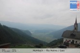 Archived image Webcam View from Rio Molino towards Gais (Tauferer Ahrntal, South Tyrol) 05:00