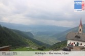 Archived image Webcam View from Rio Molino towards Gais (Tauferer Ahrntal, South Tyrol) 09:00