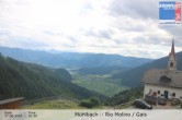 Archived image Webcam View from Rio Molino towards Gais (Tauferer Ahrntal, South Tyrol) 15:00